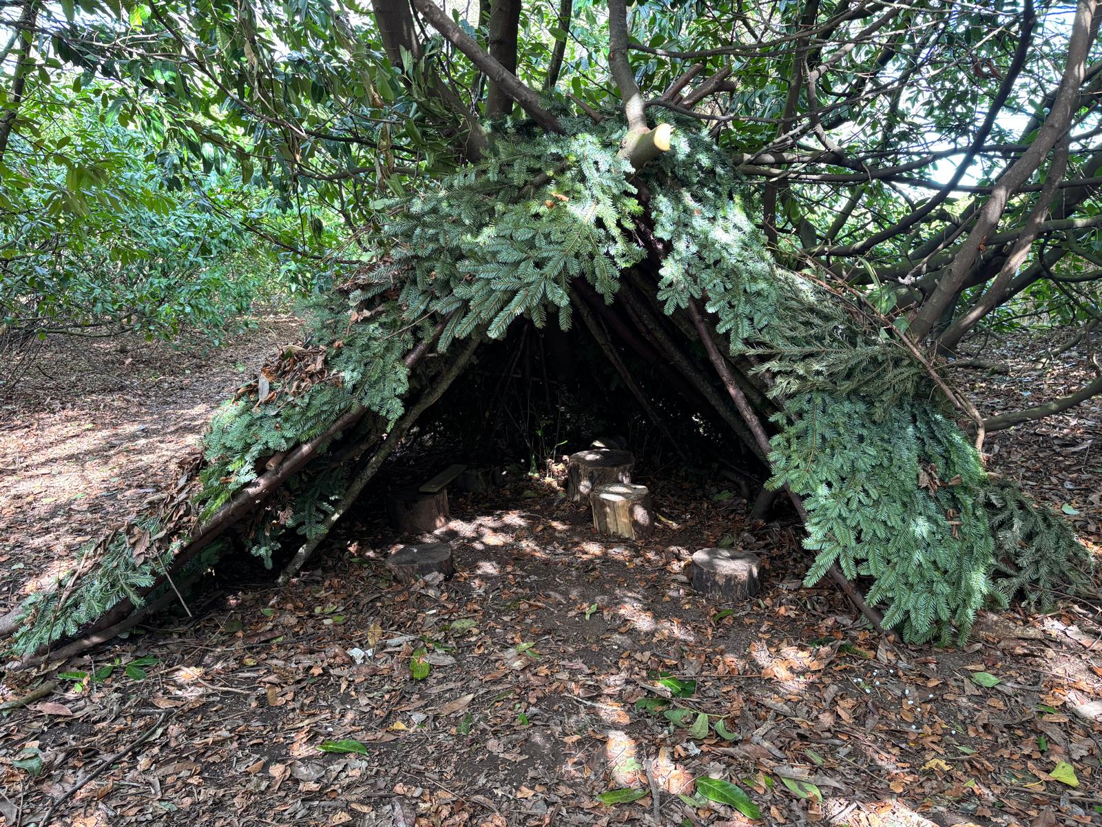Den building for kids